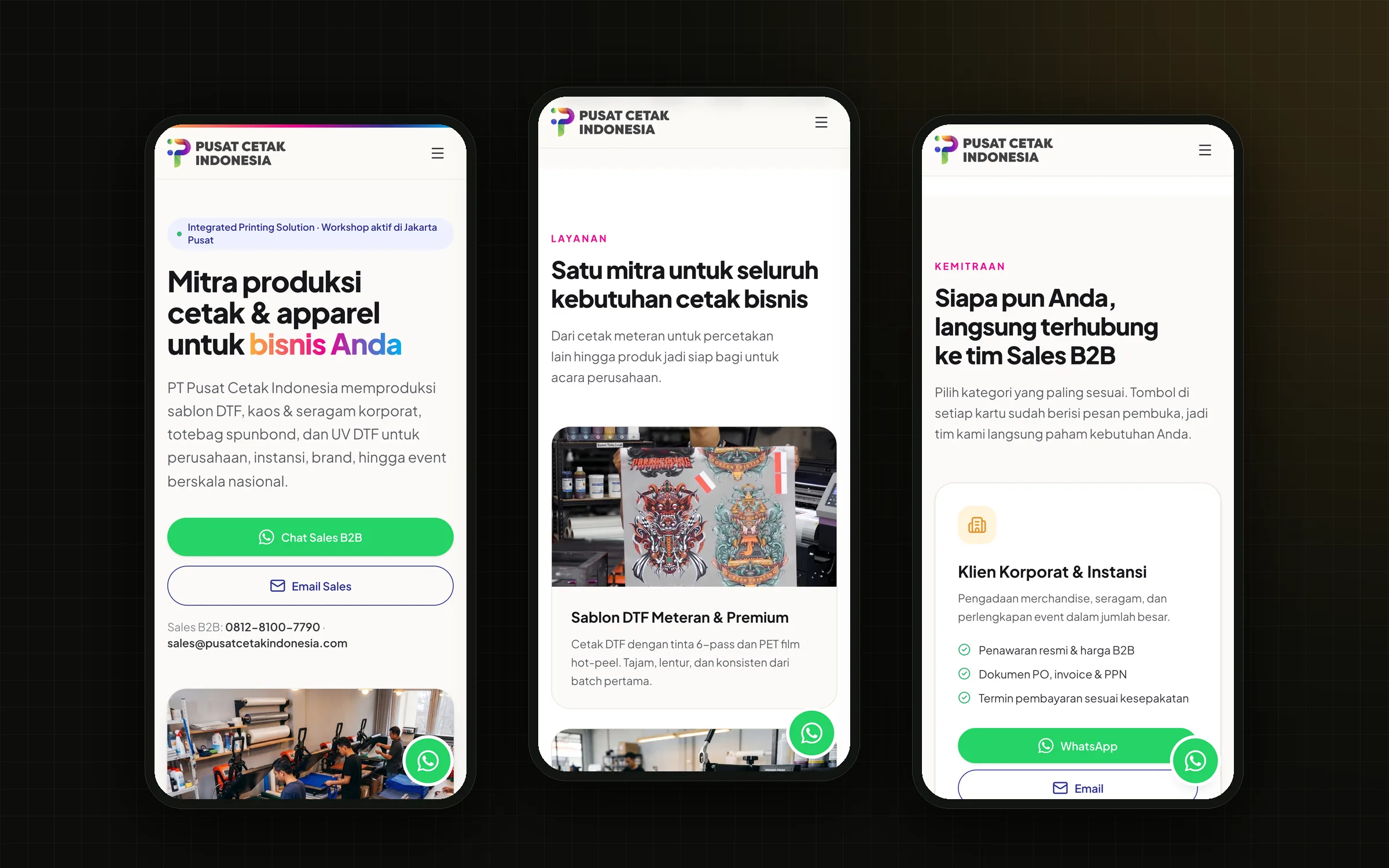 Pusat Cetak Indonesia — Mobile view
