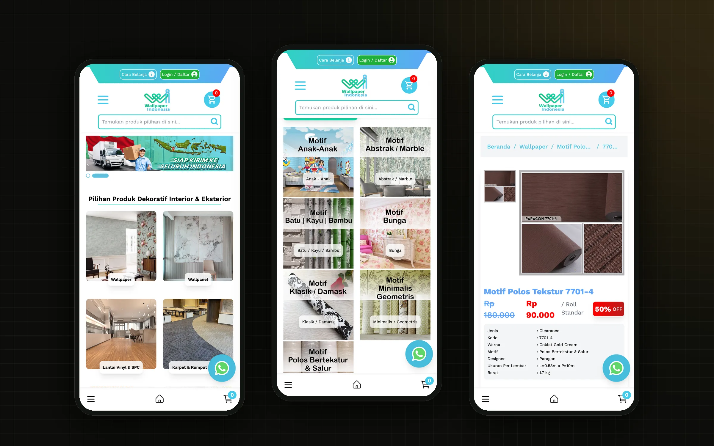 Wallpaper Indonesia — Mobile view